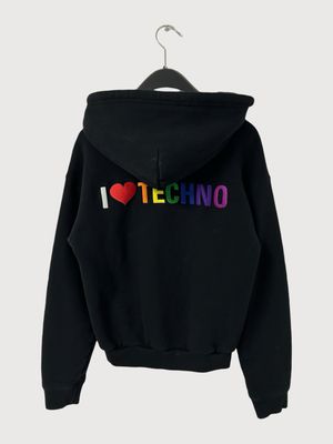 Balenciaga by Demna Gvasalia FW2018 I ❤️ Techno Zip Hoodie