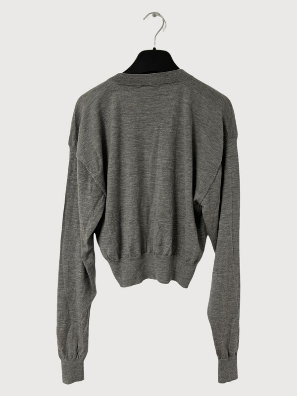 Saint Laurent Paris by Anthony Vaccarello SS2017 University Cashmere Knit