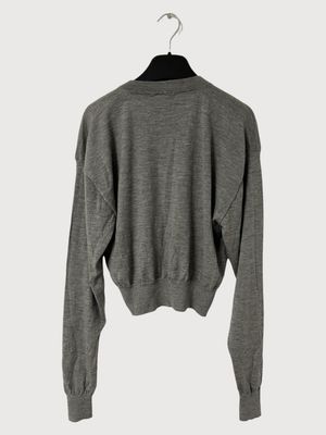 Saint Laurent Paris by Anthony Vaccarello SS2017 University Cashmere Knit