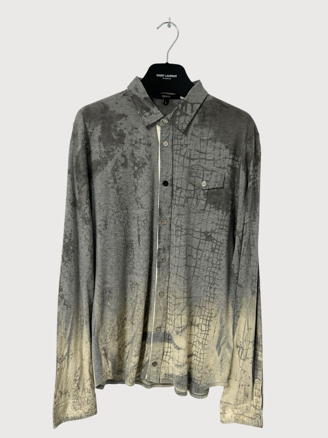 Gucci 2009 Crocodile Print Polo Sweater