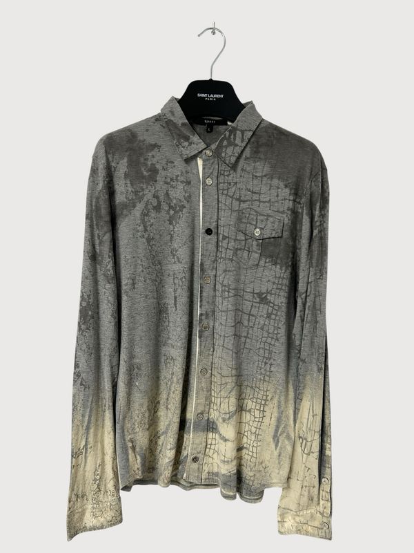 Gucci 2009 Crocodile Print Polo Sweater
