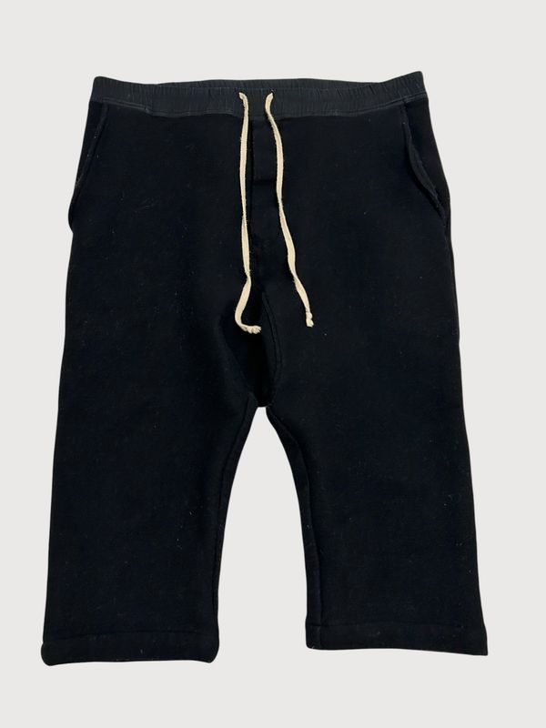 Rick Owens FW2015 Sphinx Felt Drop Crotch Shorts