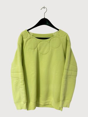 Maison Martin Margiela FW2013 Acid Green Padded Crewneck