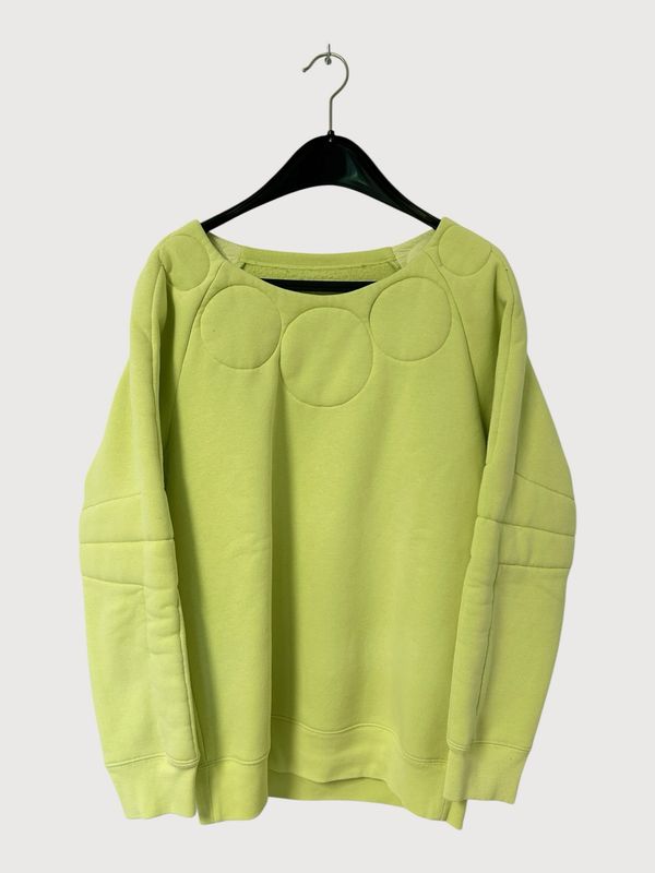 Maison Martin Margiela FW2013 Acid Green Padded Crewneck