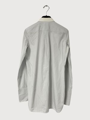Celine by Phoebe Philo FW2015 Contrast Panel Striped Cotton Shirt