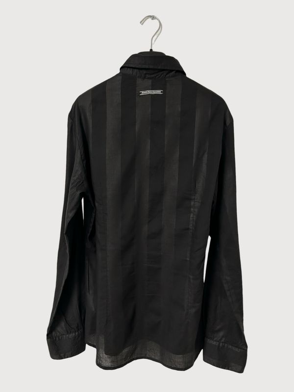 Jean Paul Gaultier FW2005 Tonal Striped Button-Up Shirt