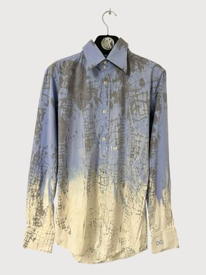 Dolce &amp; Gabbana 2000s Croc Print Shirt