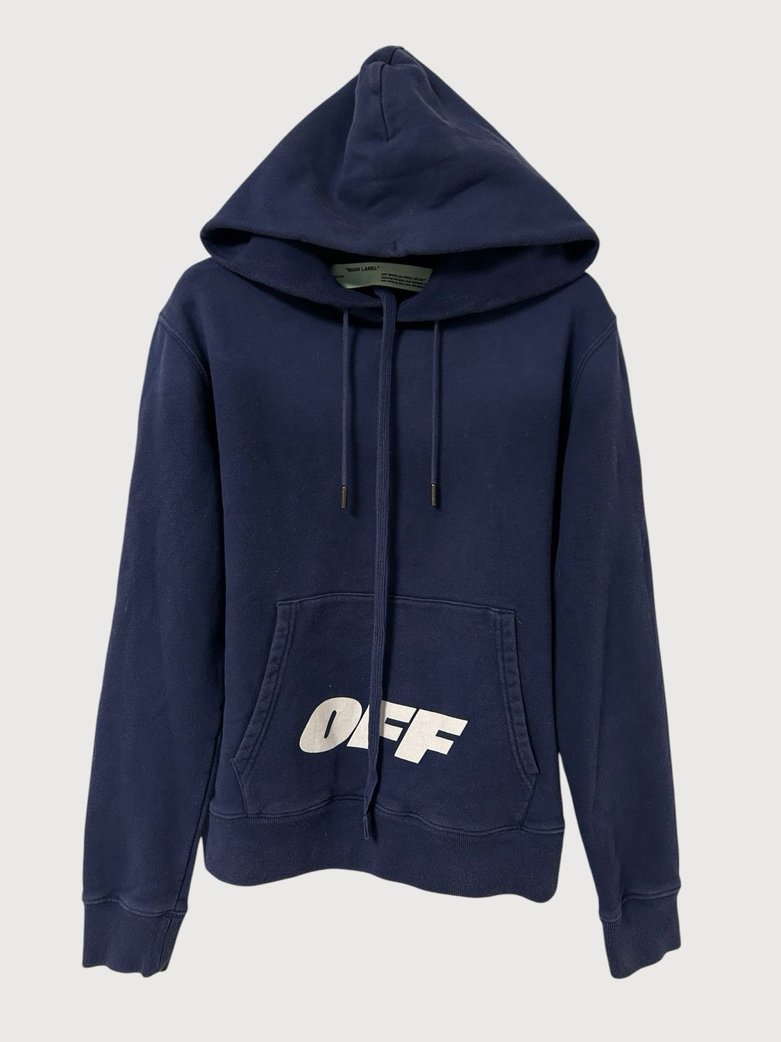 Off-White by Virgil Abloh FW2018 Split Logo Heavyweight Hoodie