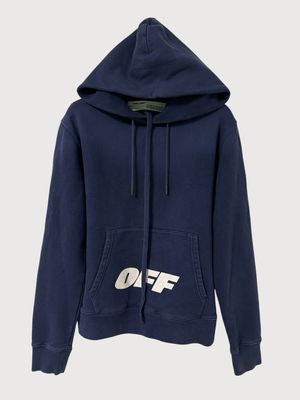 Off-White by Virgil Abloh FW2018 Split Logo Heavyweight Hoodie