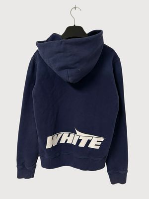 Off-White by Virgil Abloh FW2018 Split Logo Heavyweight Hoodie