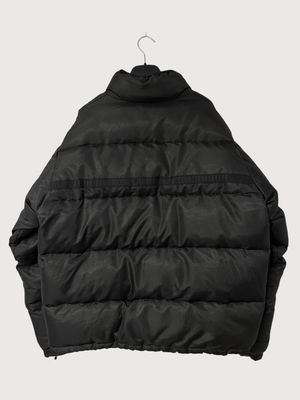 Supreme FW2017 Reflective Sleeve Logo Puffer Jacket