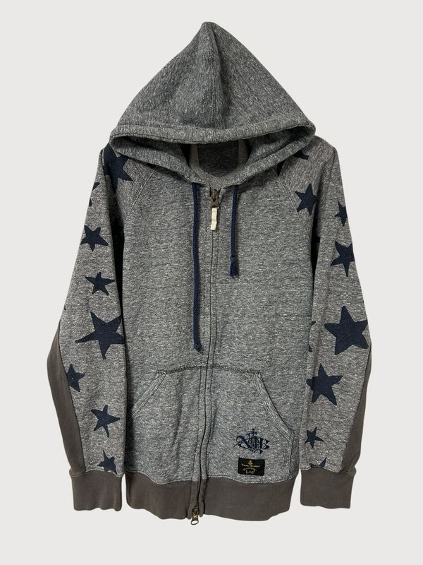 Vivienne Westwood 2011 Star Print Raglan Zip Hoodie