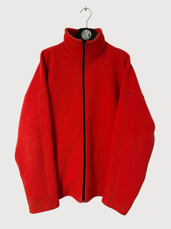 Balenciaga by Demna Gvasalia FW2018 Pride Rainbow Flag Oversized Fleece Jacket