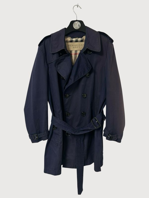 Burberry Check Lined Trench Coat