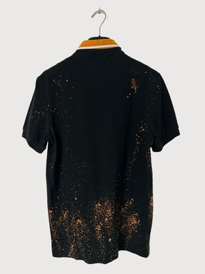Raf Simons SS2018 Contrast Collar Piqué Polo Shirt