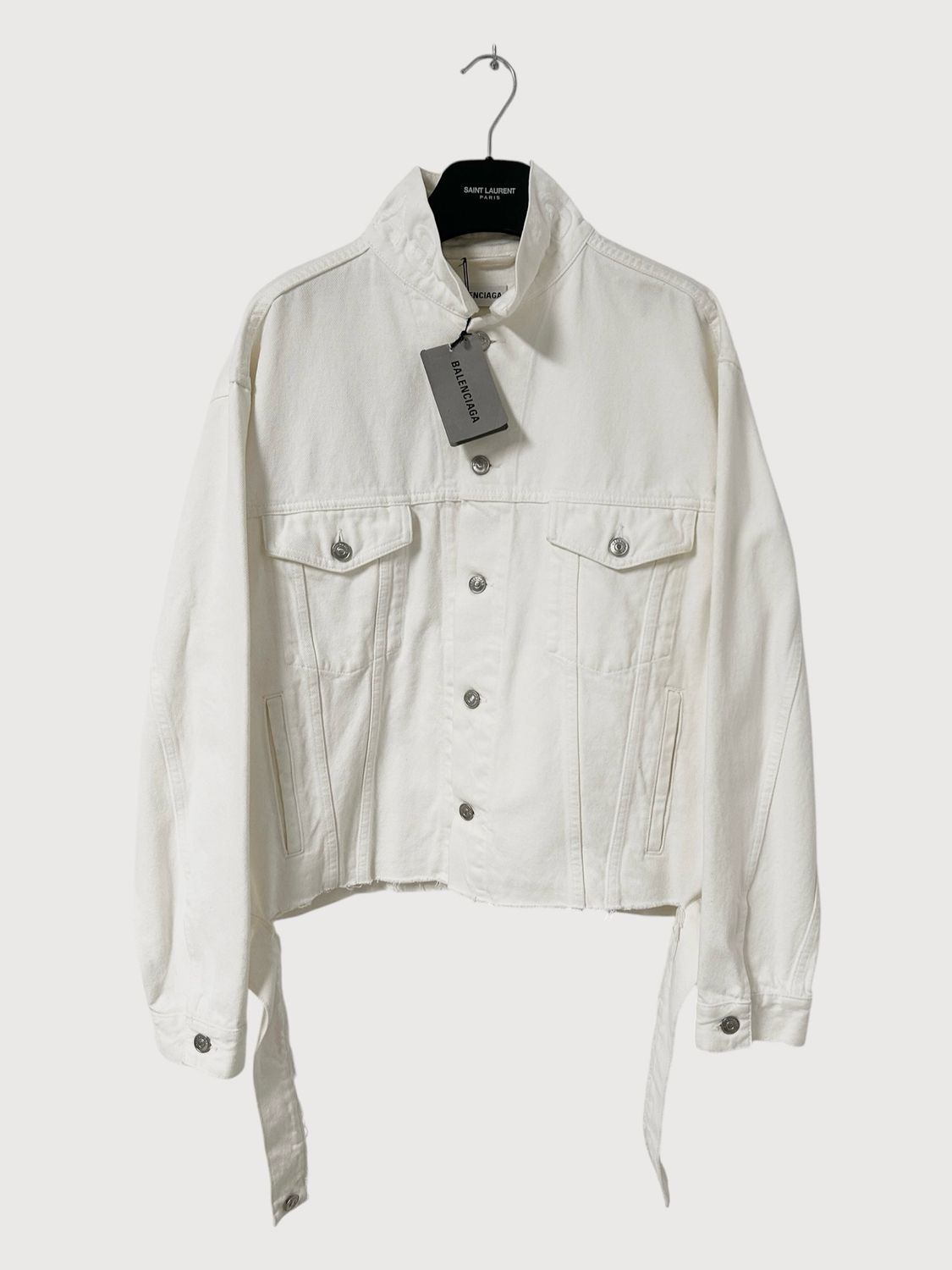 Balenciaga by Demna Gvasalia SS2018 Distressed Denim Jacket