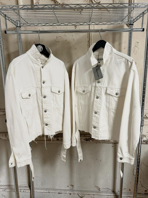 Balenciaga by Demna Gvasalia SS2018 Distressed Denim Jacket
