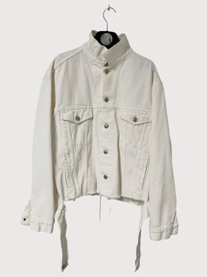 Balenciaga by Demna Gvasalia SS2018 Distressed Denim Jacket