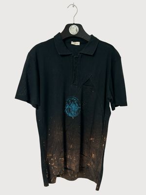 Balenciaga 2009 Geometric Panel Pocket Polo Shirt
