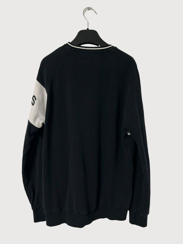 Givenchy by Riccardo Tisci SS2017 Embroidered Logo Colorblock Crewneck