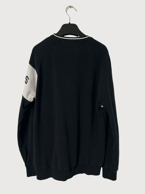 Givenchy by Riccardo Tisci SS2017 Embroidered Logo Colorblock Crewneck