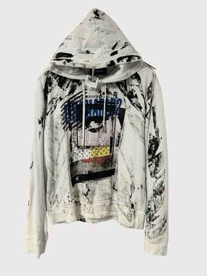 Dsquared2 FW2016 Bird Logo Spiked Hoodie