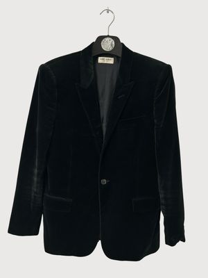 Saint Laurent Paris by Hedi Slimane SS2014 Black Velvet Blazer