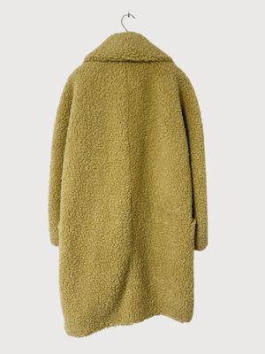 Burberry Shearling Double-Breasted Oversized Coat