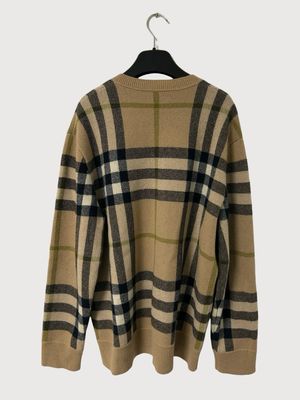 Burberry FW2021 Cashmere Nova Check Sweater