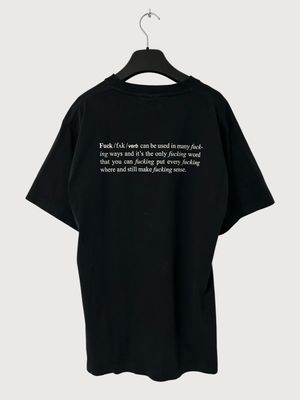 Vetements  FW2022 “FUCK” Graphic T-Shirt