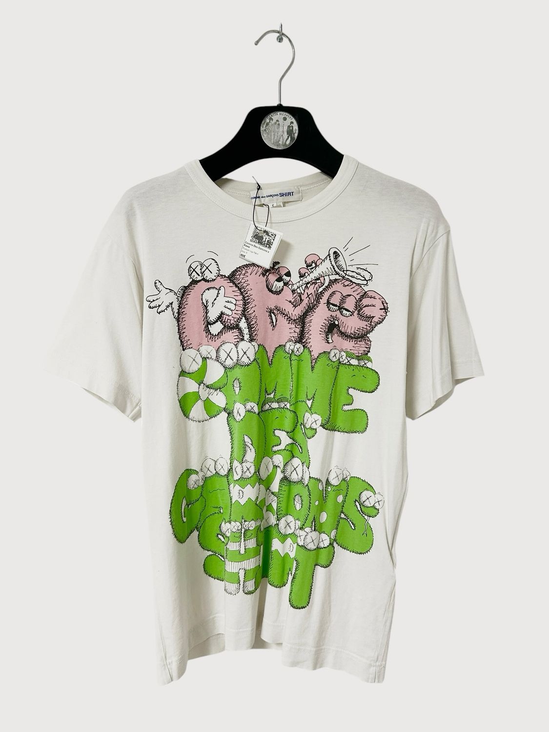 Comme des Garçons  SS2021 Kaws Trumpet Logo T-Shirt