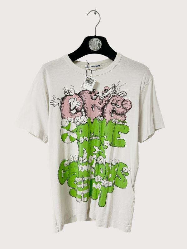 Comme des Garçons  SS2021 Kaws Trumpet Logo T-Shirt