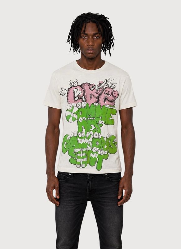 Comme des Garçons  SS2021 Kaws Trumpet Logo T-Shirt