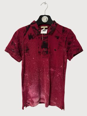 Burberry Embroidered Logo Polo