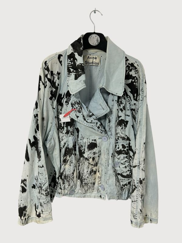 Acne Studios SS2014 Joan Indigo Printed Utility Jacket