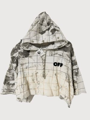 Off-White by Virgil Abloh  SS2014 Cropped Off-Logo Hoodie