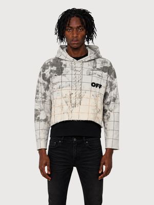 Off-White by Virgil Abloh  SS2014 Cropped Off-Logo Hoodie
