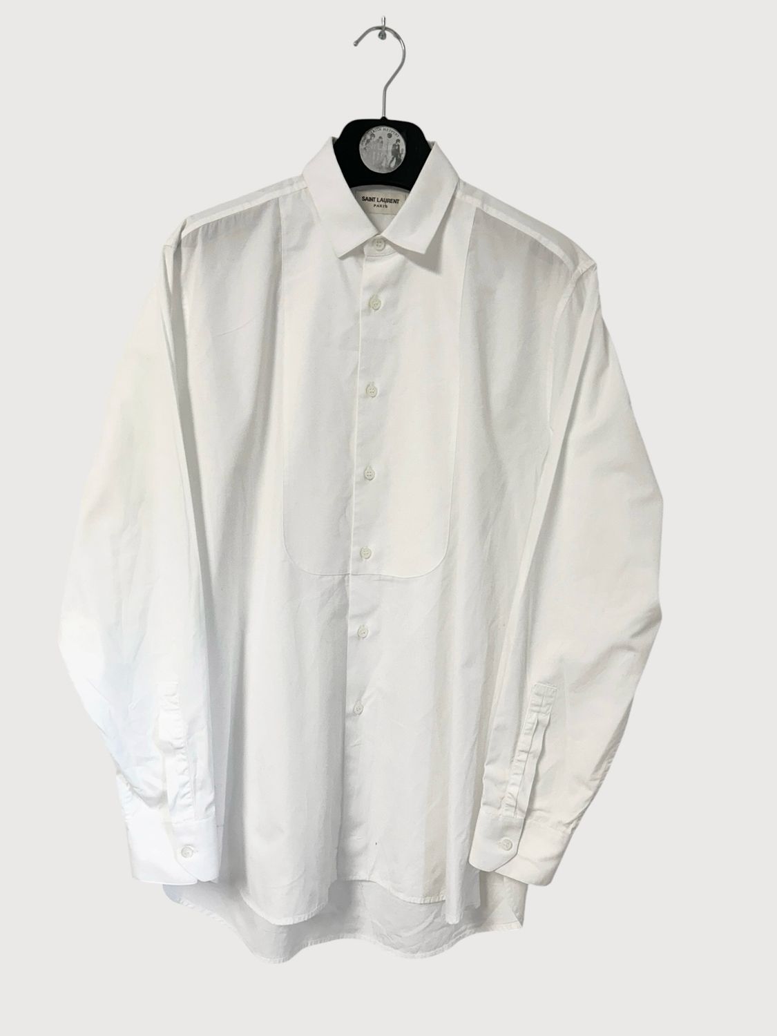Saint Laurent Paris by Hedi Slimane FW2013 Bib Front Shirt
