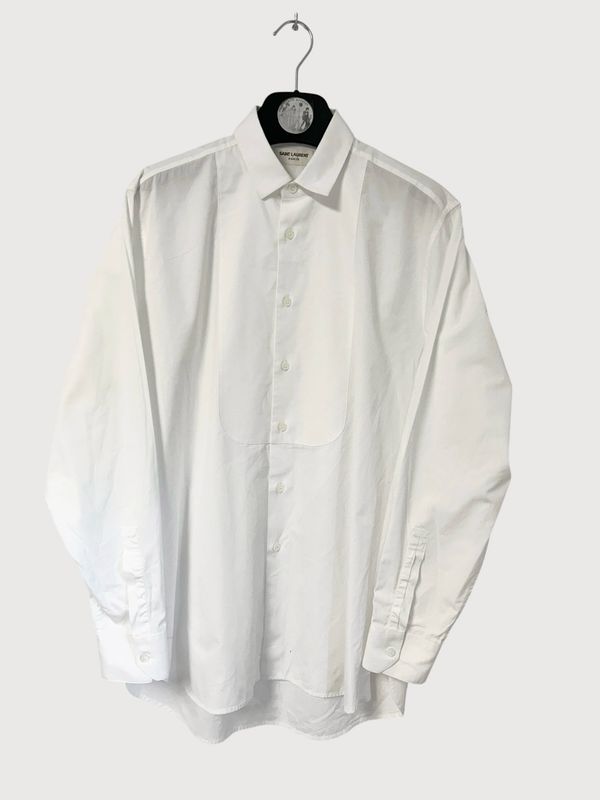 Saint Laurent Paris by Hedi Slimane FW2013 Bib Front Shirt
