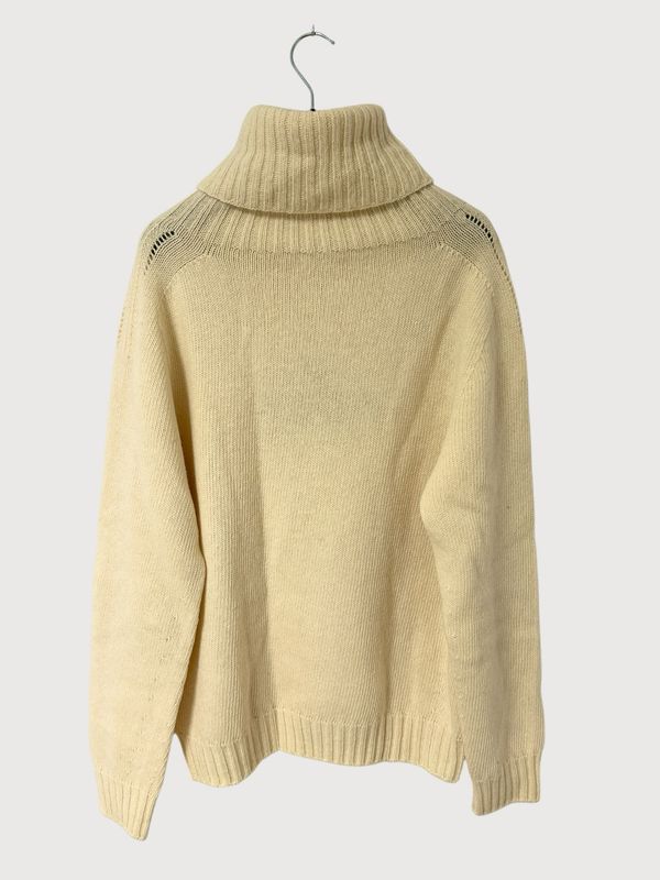 Celine by Hedi Slimane FW2021 “Teen Knight Poem” Embroidered Turtleneck Knit