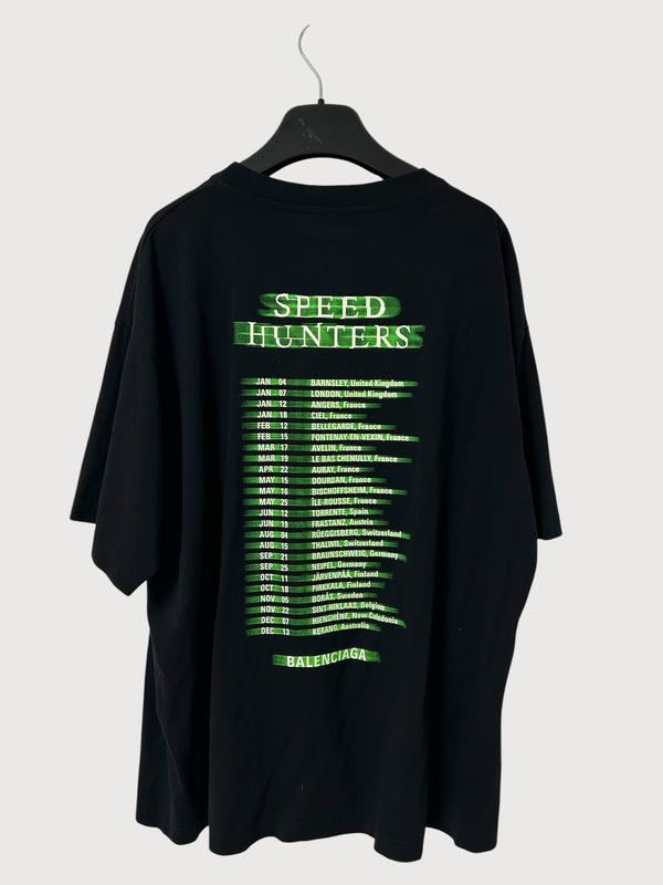 Balenciaga by Demna Gvasalia FW2018 Speed Hunters Oversized Band T-Shirt