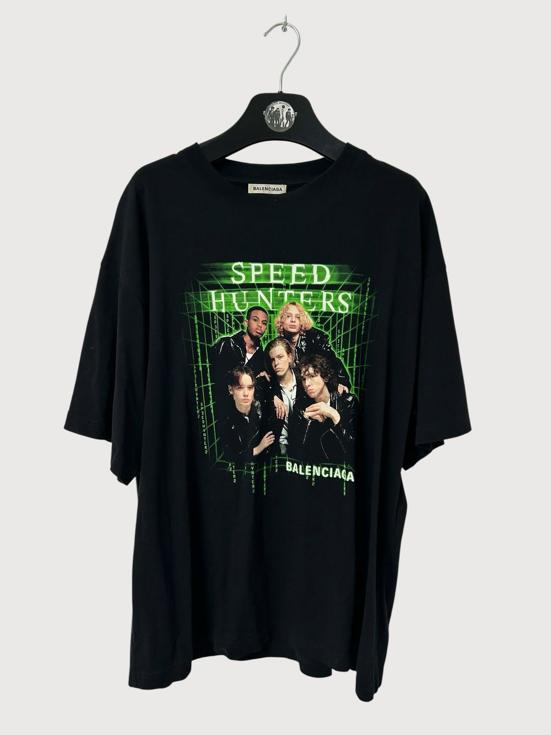 Balenciaga by Demna Gvasalia FW2018 Speed Hunters Oversized Band T-Shirt