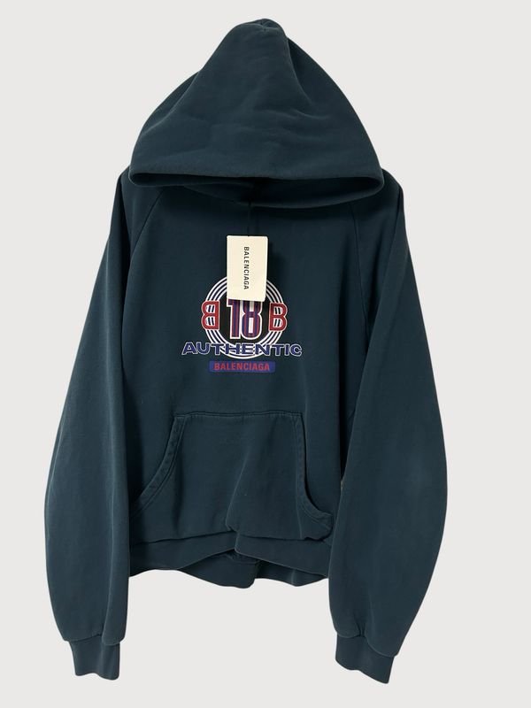 Balenciaga by Demna Gvasalia 2018 BB Logo Hoodie