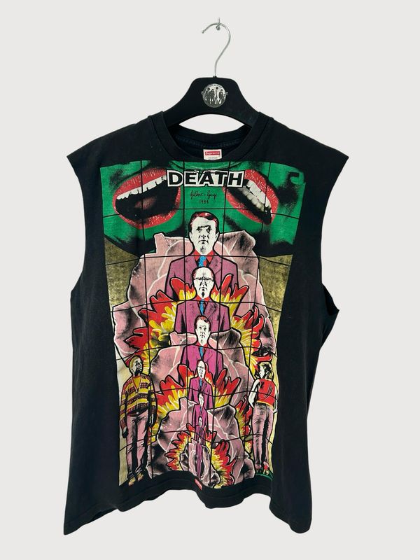 Supreme x Gilbert &amp; George SS2019 “Death” sleeveless T-shirt