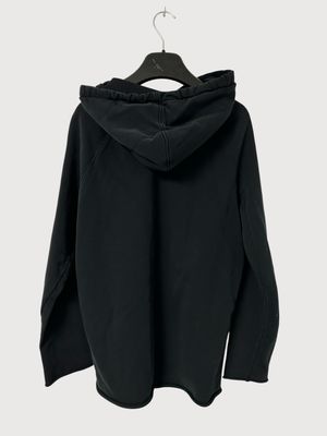 Balmain by Olivier Rousteing FW2013 raw cut logo hoodie