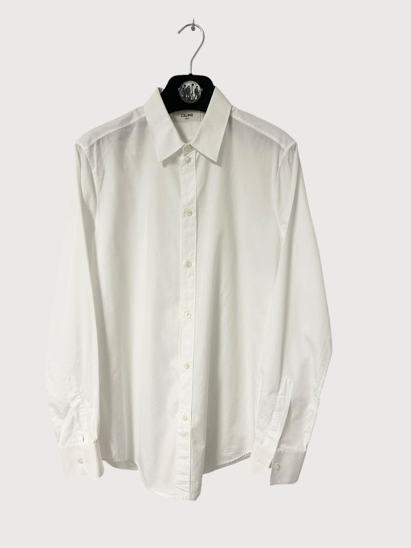Celine by Hedi Slimane SS2019 Cotton poplin skinny shirt