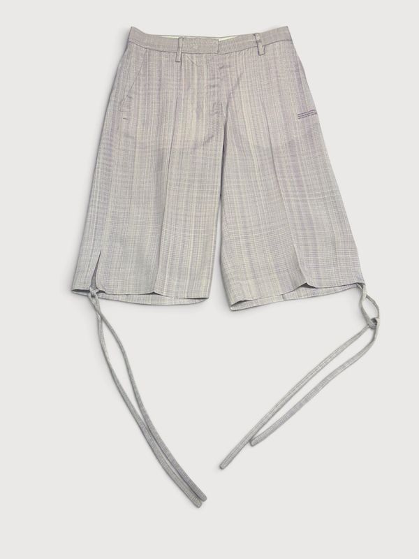 Off-White c/o Virgil Abloh SS2020 Purple woven formal shorts