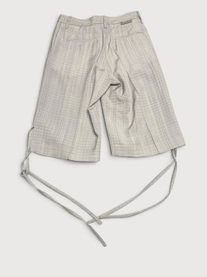 Off-White c/o Virgil Abloh SS2020 Purple woven formal shorts