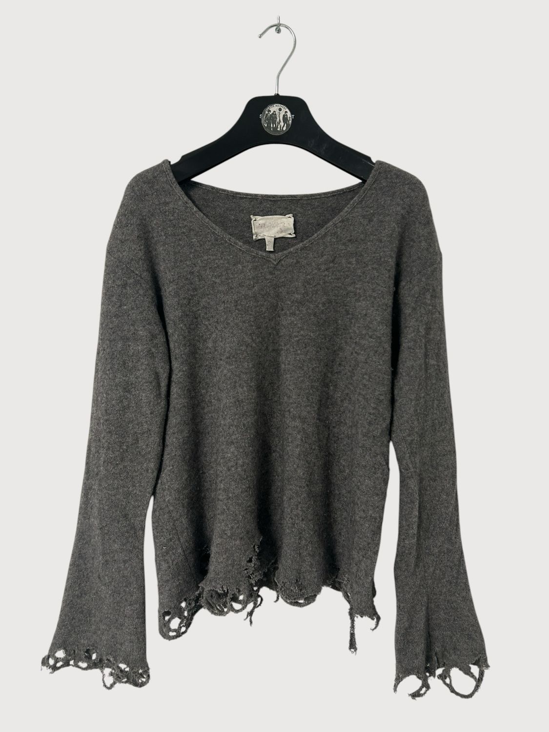 Greg Lauren  2012 distressed cashmere knit