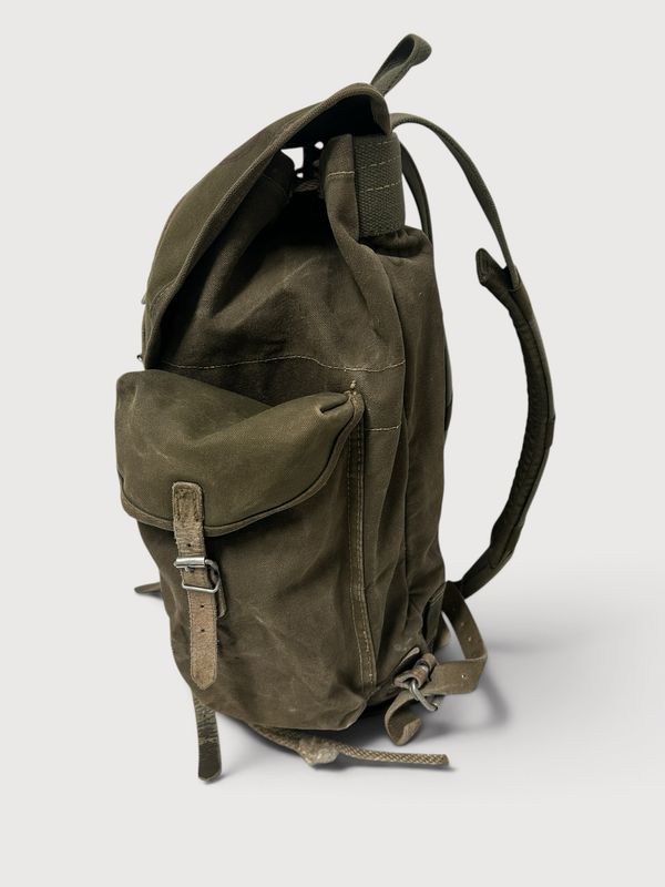Vintage Military 1970s Personalized Canvas Backpack